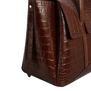 Radley The Chancery Faux Croc Large Flapover Shoulder Bag